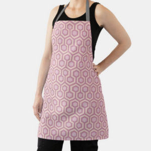 Room237 apron pink pastel sparkle pattern lifestyle