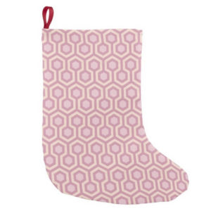Room237 christmas stocking pink pastel sparkle pattern