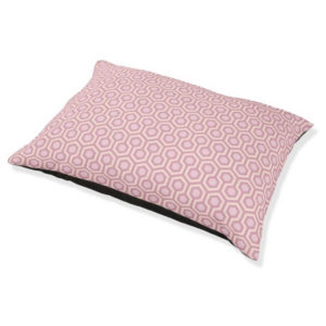Room237 dog cat pet bed pink pastel sparkle pattern