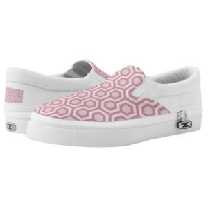Room237 slipon shoes pink pastel sparkle pattern