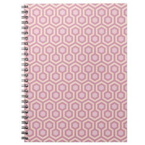 Room237 spiral notebook pink pastel sparkle pattern