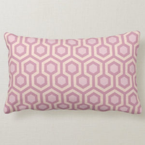 Room237 throw pillow lumbar pink pastel sparkle pattern