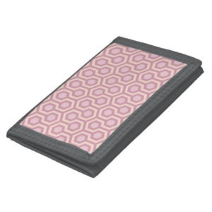 Room237 wallet nylon pink pastel sparkle pattern