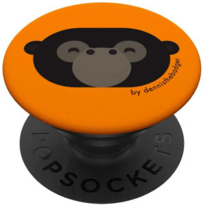 animal friends popsocket gorilla orange - available on Amazon