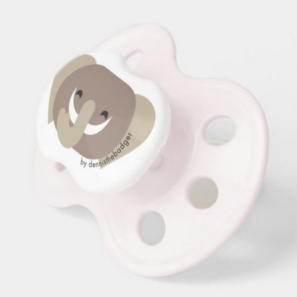 pacifier baby dummy elephant cute animal friends pink 2