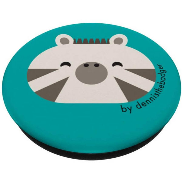 popsocket zebra animal friends teal turquoise closed new